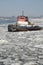 Hudson River ice tugboat