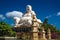 Hue, Vietnam - August, 2019:Great Buddha statue in pagoda