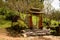 Hue, Vietnam, Huyen Khong Son Thuong Pagoda temple. Access gate and stone steps