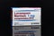 Huelva, Spain - November 26, 2020: Spanish Box of Lorazepam brand Normon. It is used to treat anxiety disorders, trouble sleeping