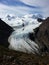 Huemul Circuit`s glacier