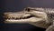 Huge Alligator Gar Close Up. Generative Ai
