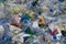 A huge amount of plastic waste