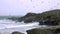 Huge amount of Seagulls feeding at the coast of Maghery in County Donegal during the storm- Ireland