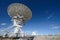 Huge antenna dish at Very Large Array