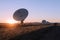 Huge antenna dish at Very Large Array