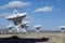 Huge antenna dish at Very Large Array