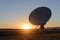 Huge antenna dish at Very Large Array