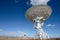 Huge antenna dish at Very Large Array