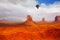 Huge balloon flies over Red Desert