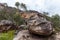 Huge boulders and cliffs in Grampians,Australia.