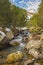 Huge boulders and wild waters of the Tristaina river