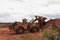 A huge bulldozer at Weipa mine