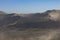 The huge caldera of the Bromo volcano, Indonesia