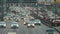 Huge car traffic on a city highway timelapse motion