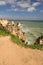 huge cliffs erosion on atlantic coast