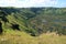 Huge Crater Lake of Rano Kau Volcano View from Orongo Ceremonial Village on Easter Island of Chile