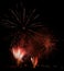 A huge Display of Fireworks at the Sioux Falls Fairgrounds during a Convention