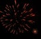 A huge Display of Fireworks at the Sioux Falls Fairgrounds during a Convention