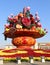 Huge flower basket in Tiananmen square, Beijing
