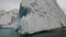 Huge giant iceberg in ocean of Antarctica.