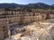 Huge granite quarry in the mountains, Sardinia, Italy