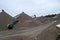 Huge gravel piles at brekke quarries, piles 1