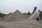 Huge gravel piles at brekke quarries, piles 4