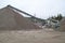 Huge gravel piles at brekke quarries, piles 7