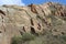 Huge gray granite rocks, national nature reserve.