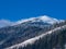 Huge gusts of wind on top of the mountain that blow away avalanches