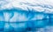 Huge icebergs near Neko Bay in Antarctica