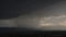 Huge lightening storm over landscape