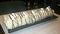 Huge long banana ice cream tissue prata