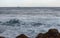 Huge masses of salt water converge and crash into the cliffs, creating dangerous eddies off the Paphos coast in western Cyprus.