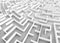 Huge maze. Business strategy concepts, challenge, problem solving etc.