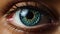 A huge mystical eye of a human person, for posters, ads, flyers, coaches and lifestyle consultant