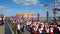A huge number of fans of the national team of Peru is in the direction of Saransk stadium for the match against Denmark