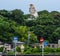 Huge Ofuna Kannon Statue on the hill - TOKYO, JAPAN - JUNE 17, 2018