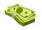 Huge pack money bundle flat icon Bank Economy