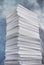 Huge paper stack