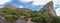 huge Pedra Azul rock formation, in Domingos Martins, Espirito Santo state, Brazil