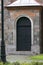 Huge restored bronze door with brass lions