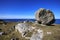 Huge rock near Ceannabeinne Beach, Scotland