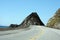 Huge rock on State Route 1 in Malibu, CA