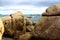 Huge rocks on the beach, Unawatuna