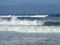 huge rolling surf on the north shore of oahu