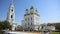 A huge Russian landmark - a white church