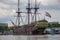Huge sailing boat amsterdam