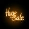 Huge sale neon message